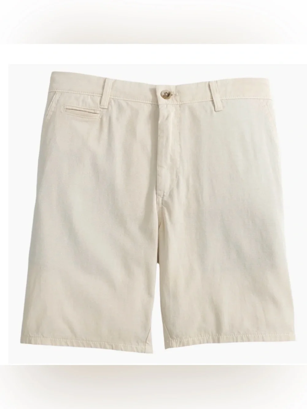 Johnnie-O Men's Nassau Cream Casual Chino Shorts stone size 38